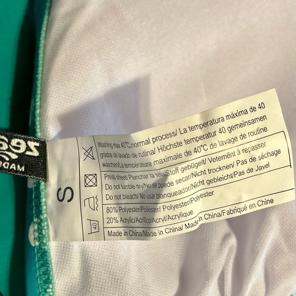 NWT Womens Green and White Swimdress Swimsuit- Small - Picture 9 of 10